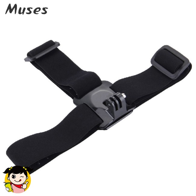 ready stock PULUZ Waterproof Head Band Mount Adjustable Elastic Head Band Strap for GoPro Hero 5 4 Session 3+3 2 1