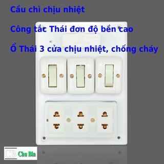 Taplo Điện Bảng Điện 3 Công Tắc