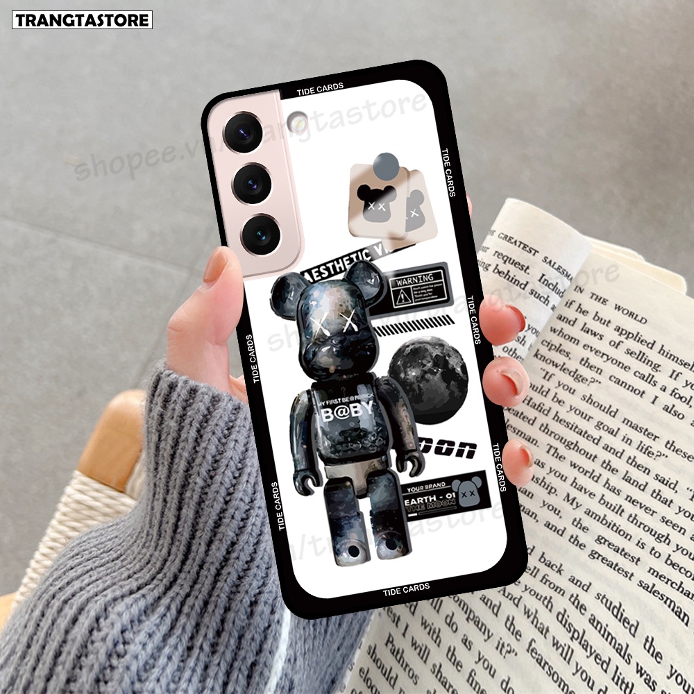 Ốp lưng Samsung S22 5G / S22 Plus 5G / S22+ 5G / S22 Ultra 5G in hình gấu Bearbrick,Mountain,xanh,đen,đỏ giá rẻ