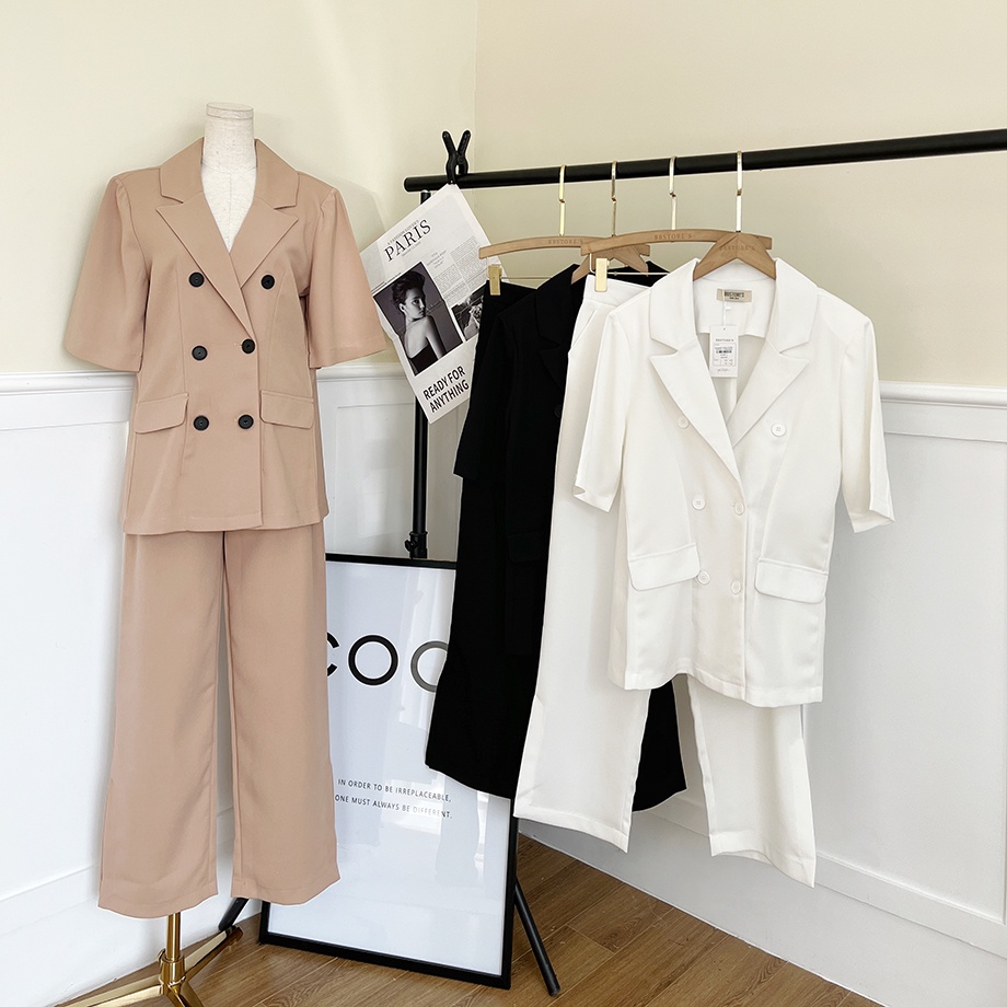 BBSTORE'S Áo Vest Công Sở Thời Trang Nữ Đi Làm Thanh Lịch -A1206