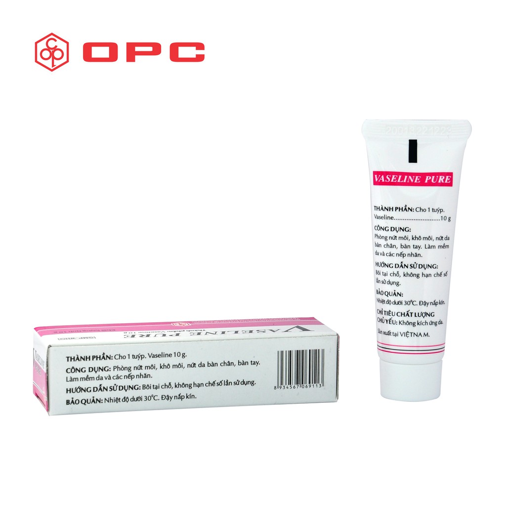 Kem dưỡng môi VASELINE OPC