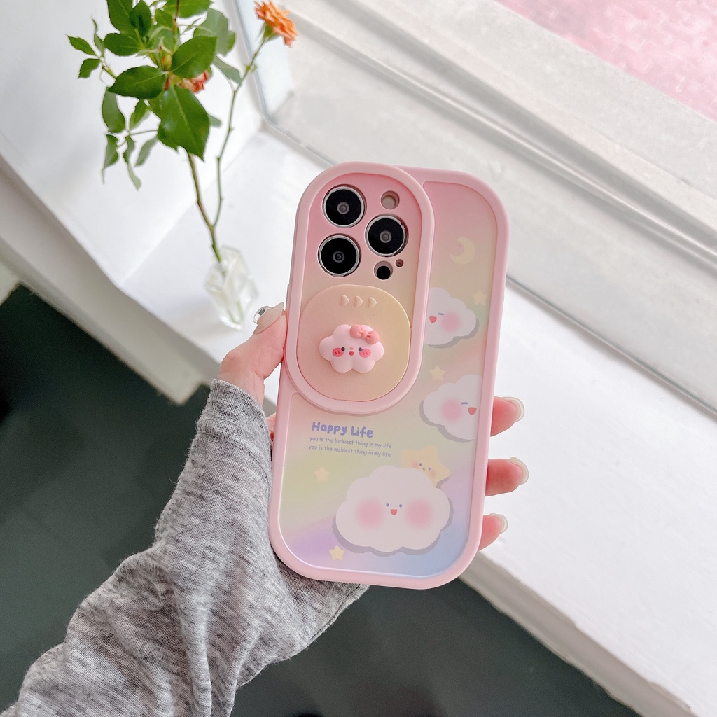 Ốp Điện Thoại Mềm Chống Rơi Họa Tiết Hoạt Hình Cho iPhone 11 / 12 / 12PRO MAX / 13PRO MAX / XR / XS