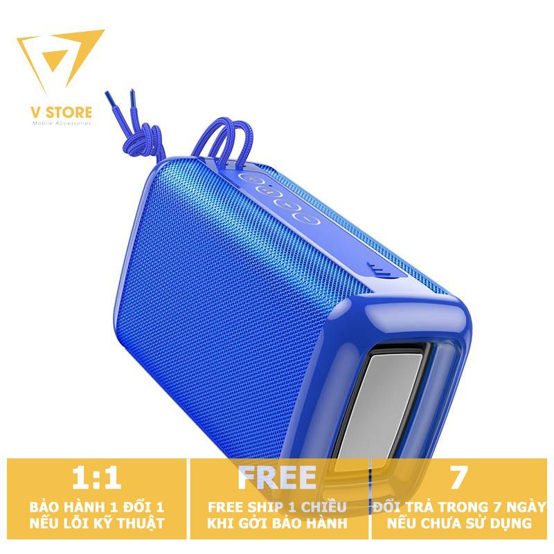 LOA BLUETOOTH NGHE NHẠC HOCO DS04 CẦM TAY MINI TWS THẺ NHỚ TF USB AUX 3.5