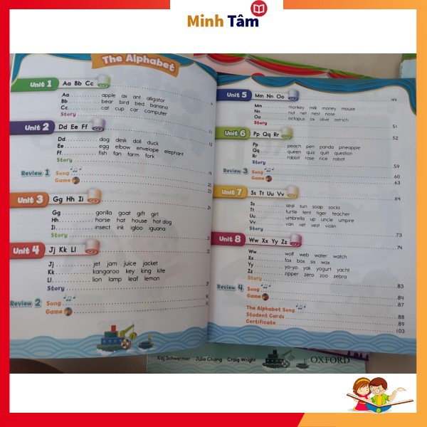 Học Liệu Oxford Phonic World từ 1-5 ( bộ gồm CB+ WB tặng kèm file nghe)