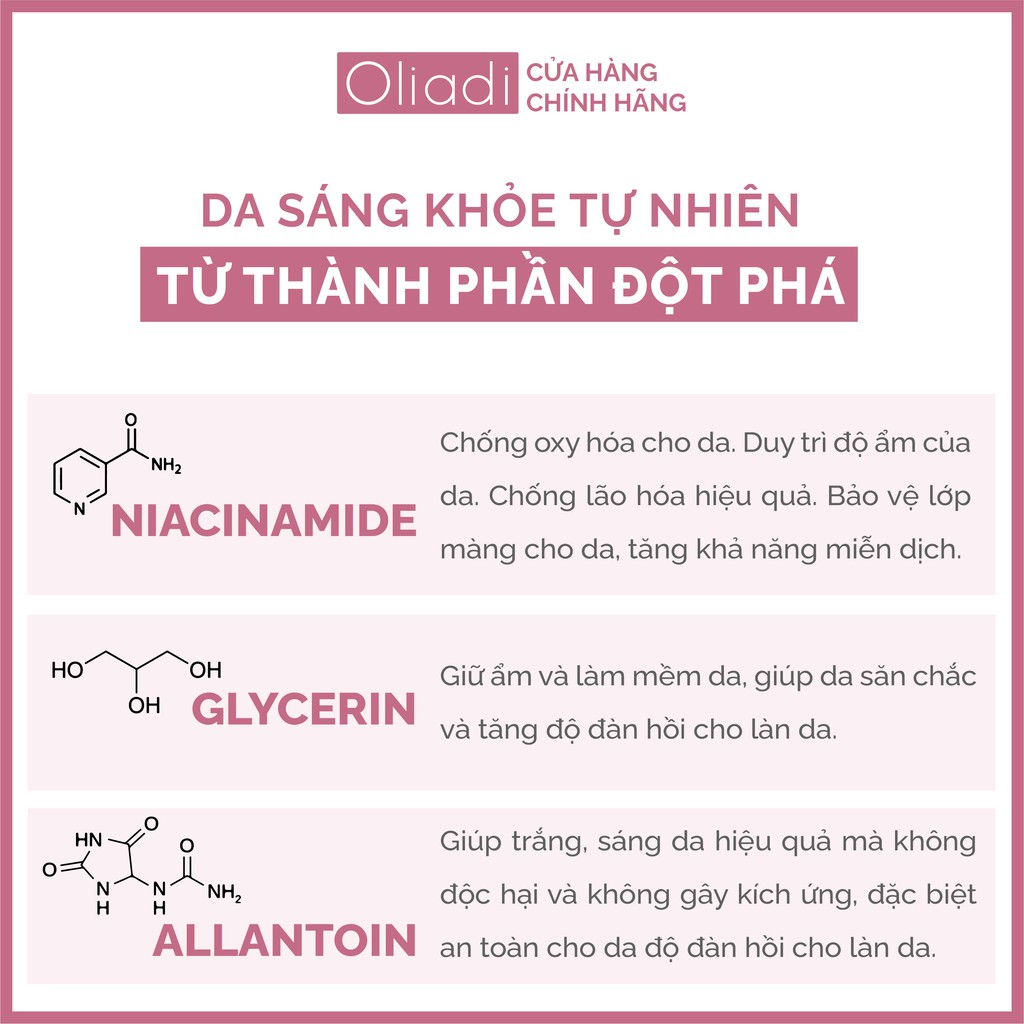 [Hàng chính hãng] - Kem Body Oliadi Dưỡng Trắng Toàn Thân Với Công Nghệ Hạt Nano Phân Tử 200ml