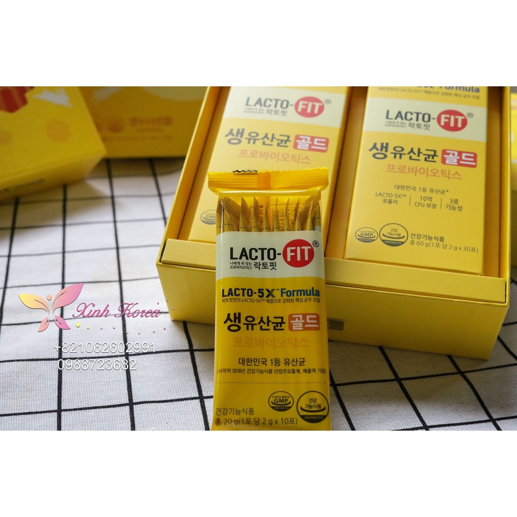 Men tiêu hoá số 1 tại Hàn Lacto-fit Gold