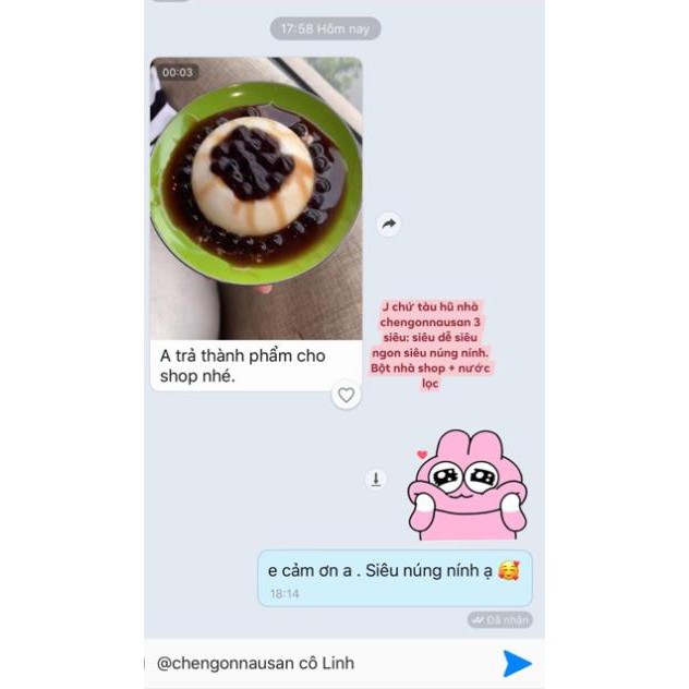 Bột tàu hũ 1kg thành phẩm 7 Lít