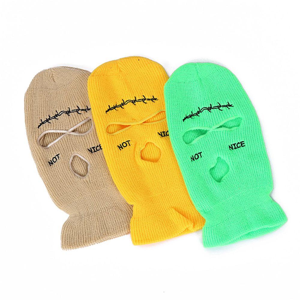 Mũ Dệt Kim Balaclava Thời Trang Mùa Đông Cho Nam Và Nữ