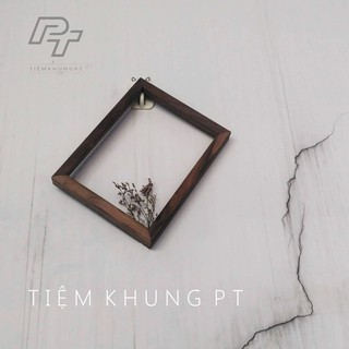 Khung ảnh đặt hàng - Khung hình gỗ thông mặt kính trang trí treo tường handmade - Woodframe by P'Tee