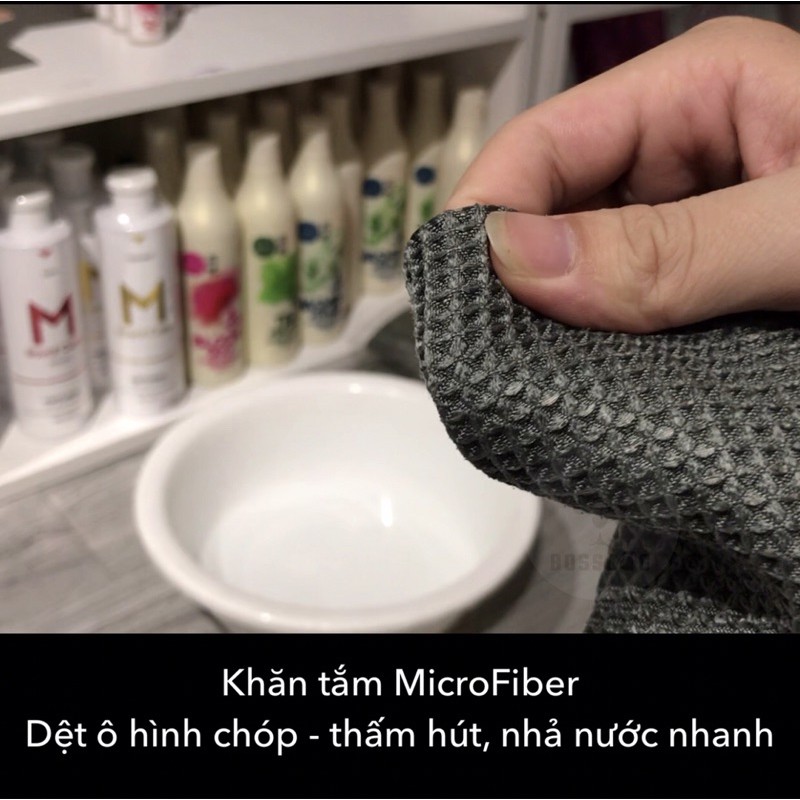 Khăn tắm siêu thấm chó cưng - Sợi bông Microfiber | BossDog