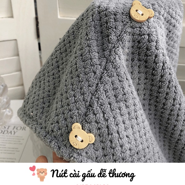 Khăn ủ tóc ROYAL TOWEL 25x65cm chất microfiber mềm mại thấm hút tốt