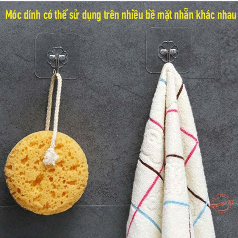 Combo 10 Móc dán tường siêu dính, chịu lực thần thánh [COMBO 10 MÓC 1K]