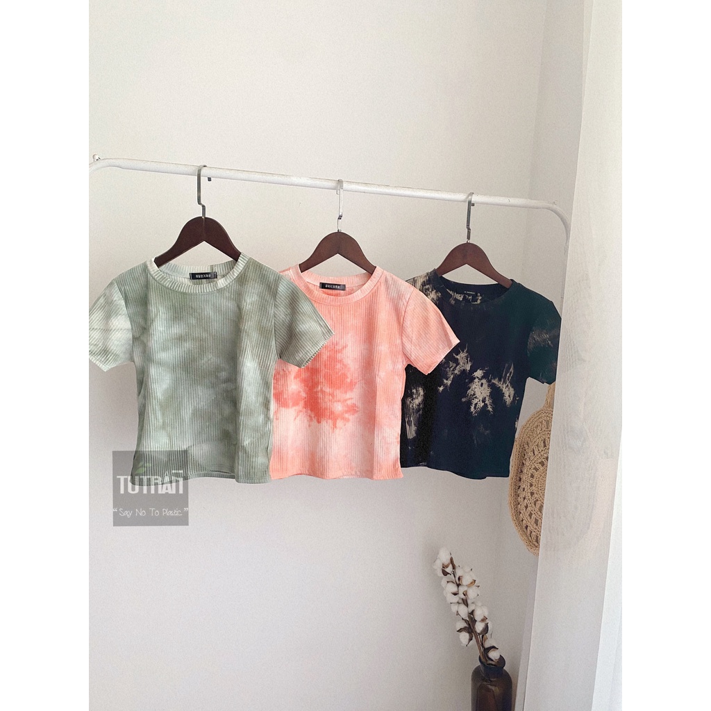 CROPTOP CỘC TAY LOANG (ẢNH THẬT)