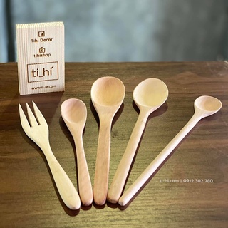Thìa gỗ, dĩa gỗ nhiều mẫu xinh xắn