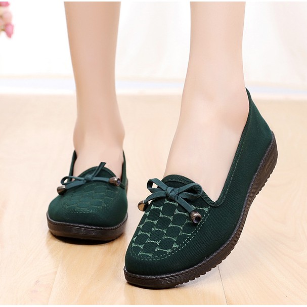 Giày búp bê nữ đẹp vải đi êm chân Thegioigiay V222