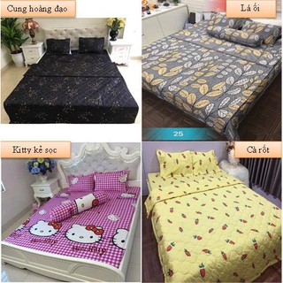 combo ga gối poly 1m6 hình tia sét