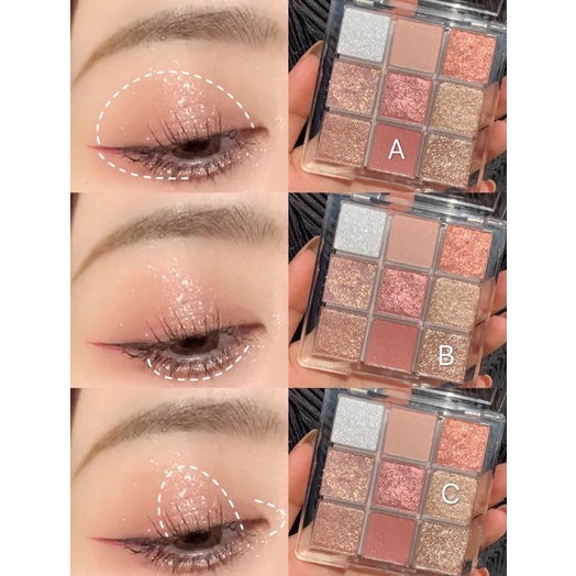 Bảng Phấn Mắt 9 Màu Dikalu Baby BB1 MMQ Cao Cấp | BigBuy360 - bigbuy360.vn