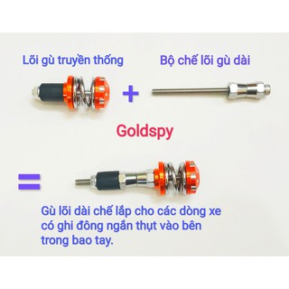Bộ chế lõi gù dài ( 1 đôi - lắp cho các dòng xe có ghi đông ngắn thụt vào trong bao tay )