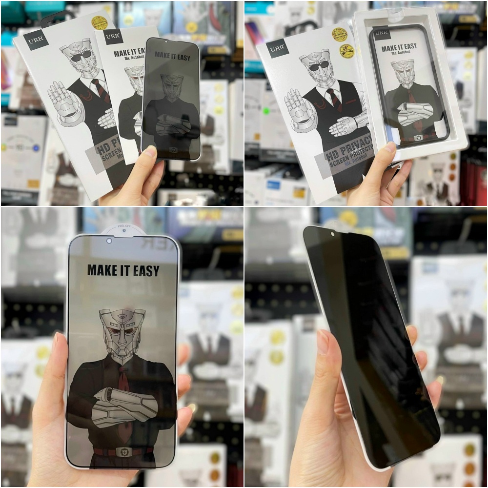 KÍNH CƯỜNG LỰC IPHONE 13 PRO MAX - 13 PRO - 13 URR AUTOBOT CHỐNG NHÌN TRỘM CHÍNH HÃNG HÀNG CHUẨN
