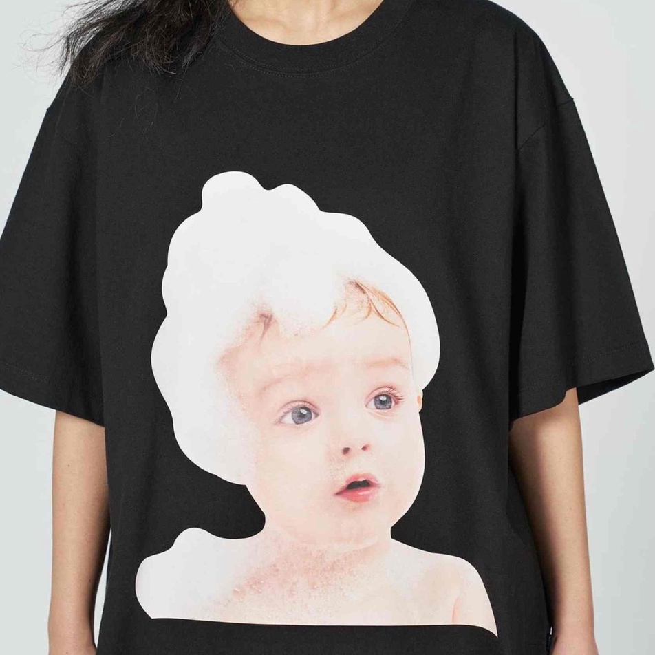 Áo Thun ADLV In Hình Bé Xà Phồng  Unisex - 100% Cotton -