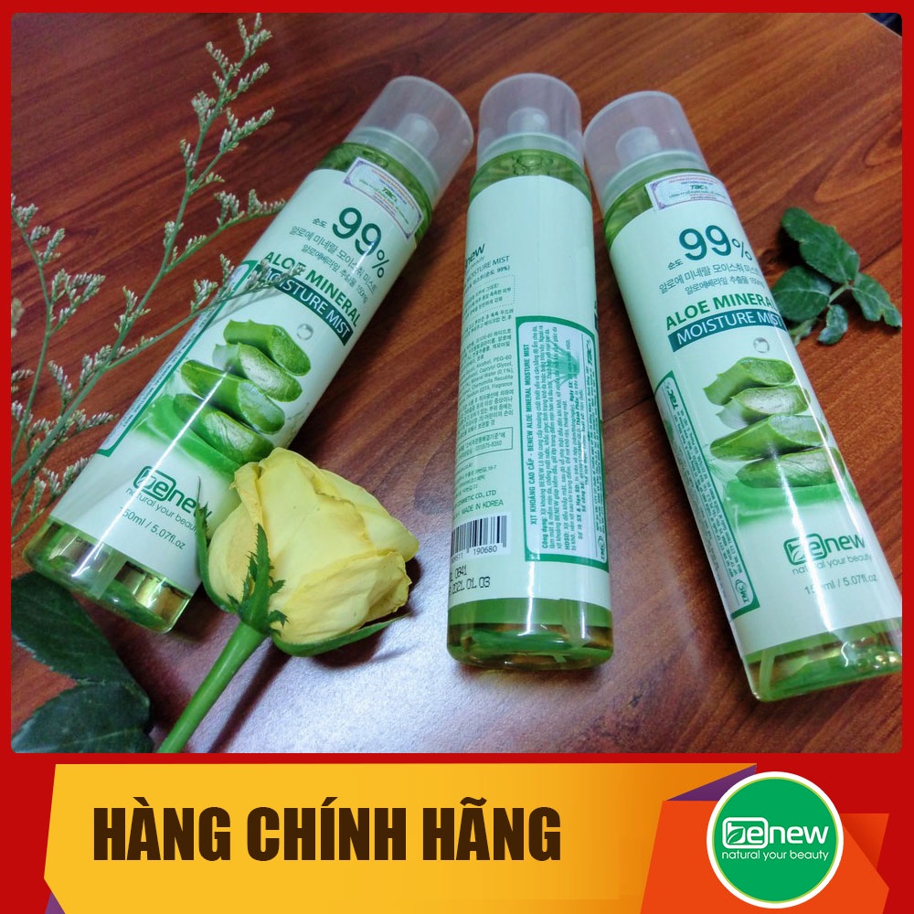 Xịt khoáng dưỡng ẩm Lô Hội Benew 150ml | BigBuy360 - bigbuy360.vn