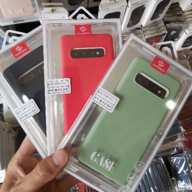 Ốp lưng dẻo màu KT Desing Galaxy S10 Nhiều màu