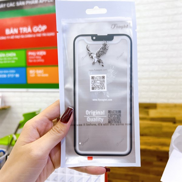 Kính ép ai phôn 13 / 13 Pro zin linh kiện đại bàng