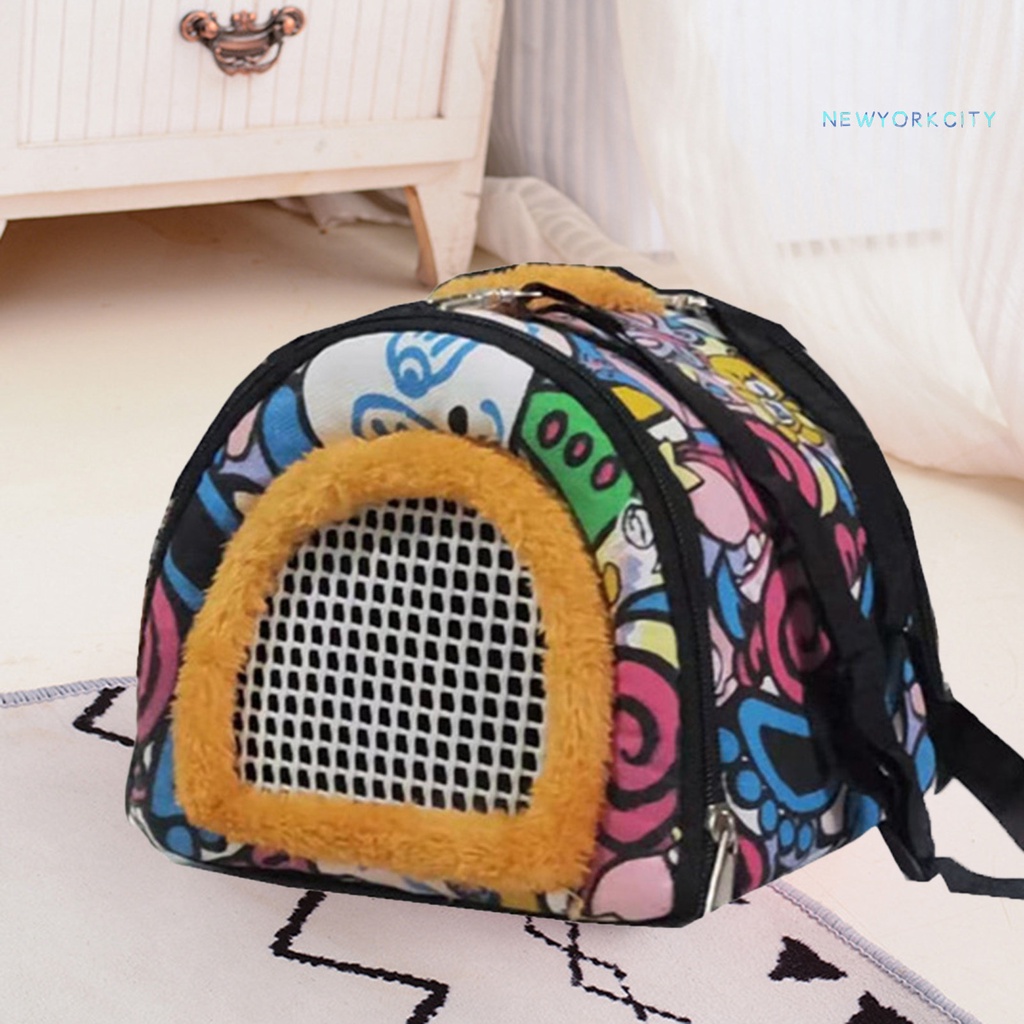 Túi Mang Chuột Hamster Thoáng Khí Nhỏ Gọn Tiện Dụng Mang Theo Du Lịch