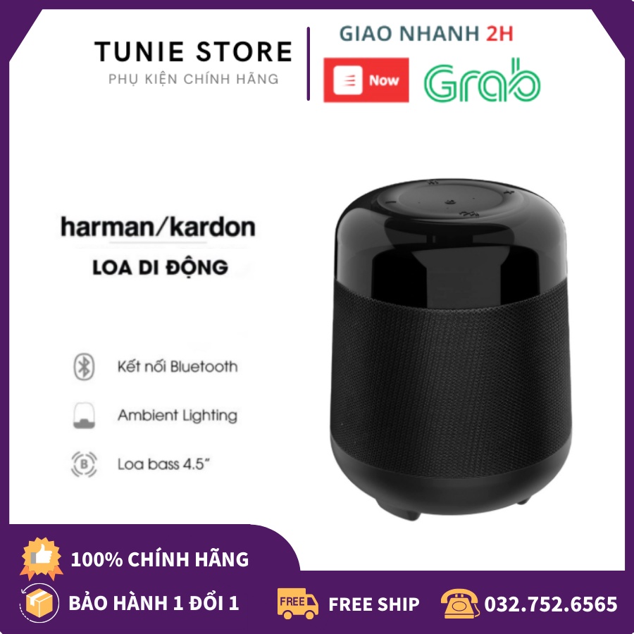 Loa Bluetooth Harman Kardon Ashura Studio | BOOMBASS cho công suất 100W | Âm thanh lan tỏa 360 độ