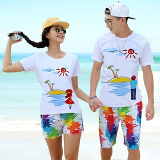 [FreeShip] Áo đôi mùa hè đi biển đẹp