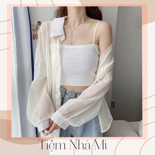 ORDER - Áo Sơ Mi Voan Khoác Mỏng Đi Biển