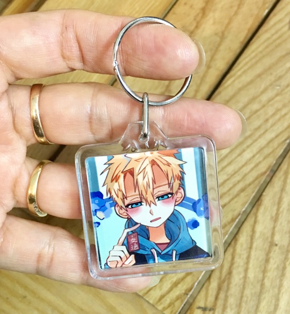 Móc khoá mica jibaku shounen hanako-kun in 2 mặt ảnh khác nhau