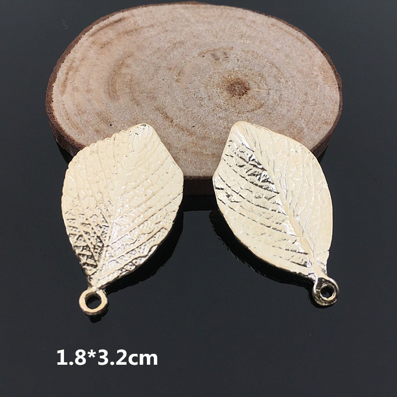 Hình lá cây phụ kiện chất liệu hợp kim phụ kiện trang trí cô dâu phụ kiện handmade