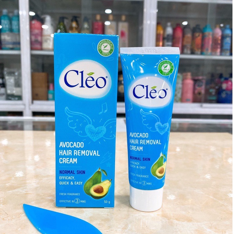 Kem Tẩy Lông CLEO Cho Da Thường Và Da Nhạy Cảm  Tinh Chất Bơ (50g)