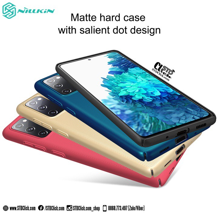 ỐP LƯNG SAMSUNG GALAXY S20 FE NILLKIN NHỰA CỨNG CHÍNH HÃNG