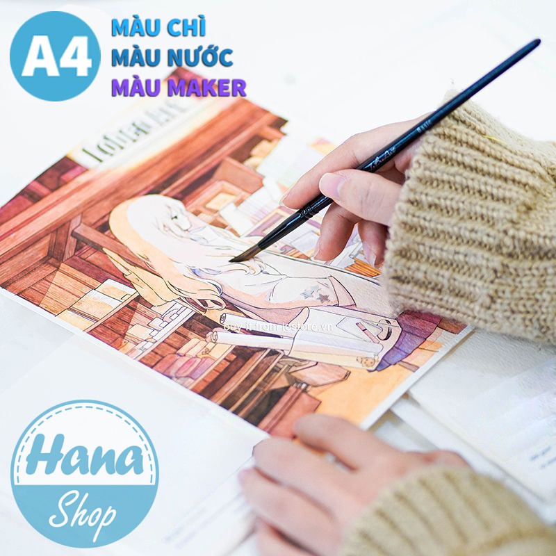 Giấy vẽ màu nước,màu chì,maker A4A5 (Xấp 30100 tờ)180gsm100gsm