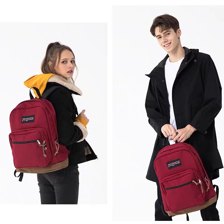 JANSPORT Ba Lô Da Thể Thao Năng Động Cho Cặp Đôi