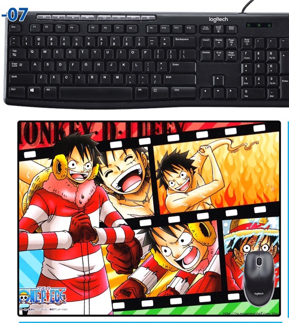 Bàn di anime one piece chuột lót chuột máy tính lufy one piece