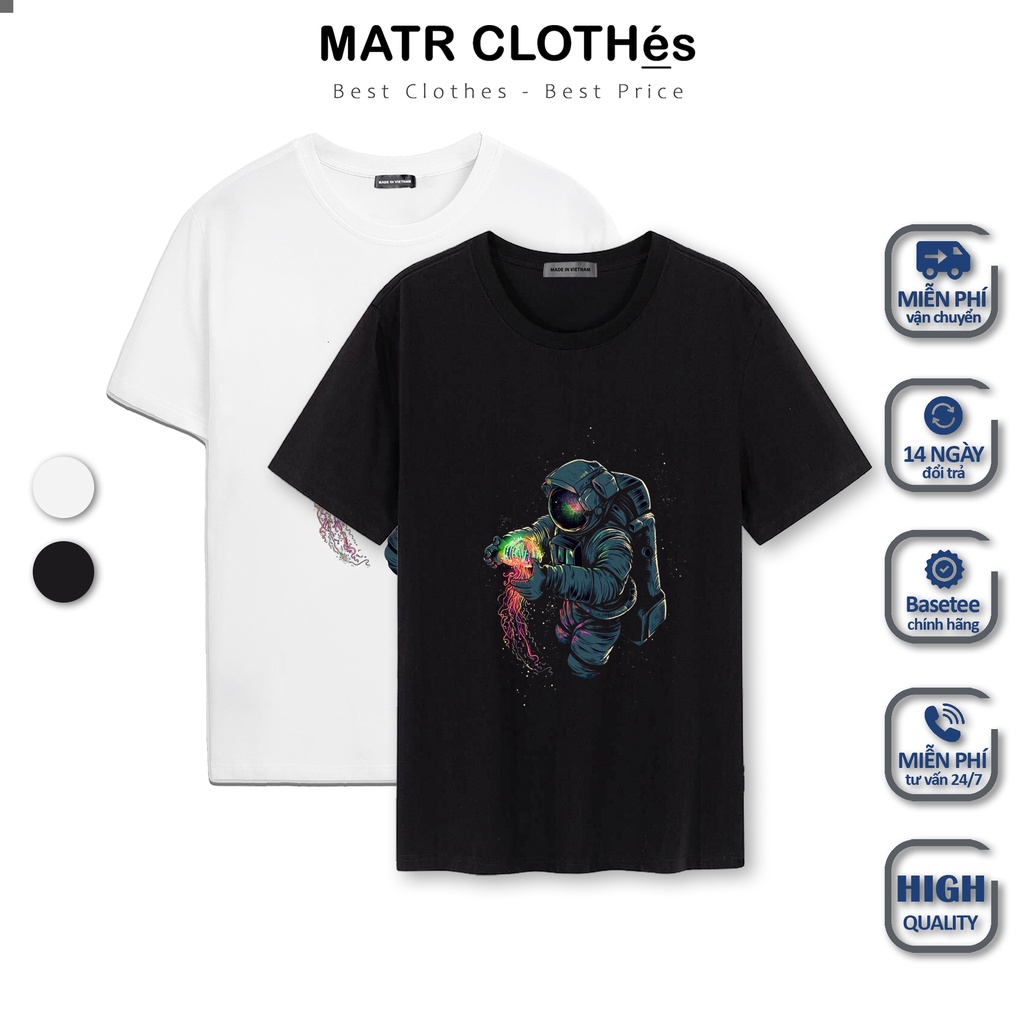 Áo thun nam nữ in hình Mysterio Universe tay ngắn form rộng Unisex
