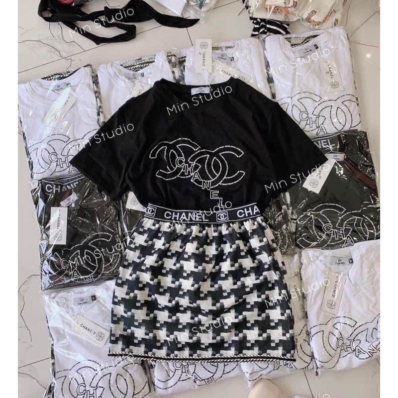 [Mã FAGREEN245 giảm 10% tối đa 30K đơn 99K] Set phông CNL + chân váy zizac | BigBuy360 - bigbuy360.vn