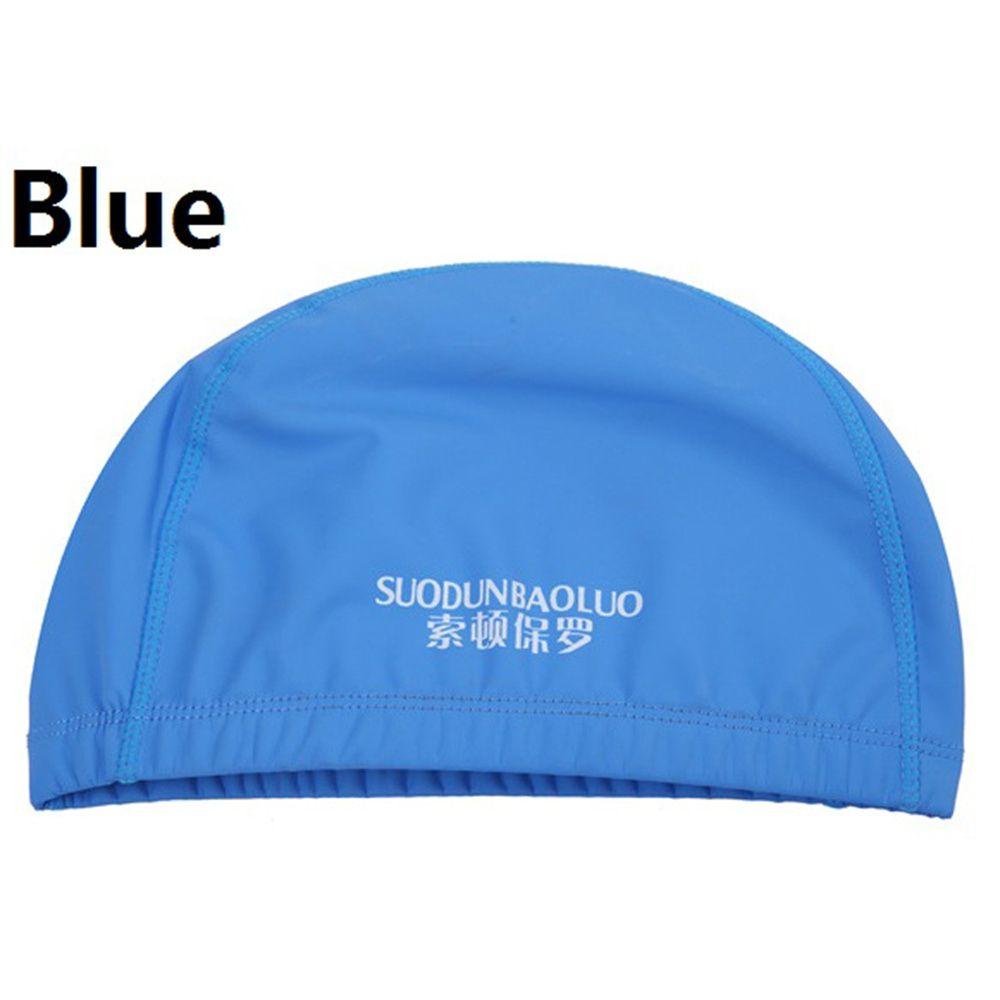 Mũ Bơi Thể Thao Bằng PU Co Giãn Chống Trượt Bảo Vệ Tai Free size Cho Người Lớn