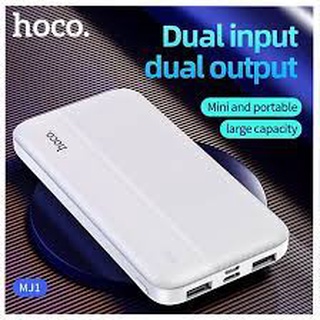 Nowship -sạc dự phòng 10000mah mẫu mới hoco mj1 2 cổng sạc mỏng gọn