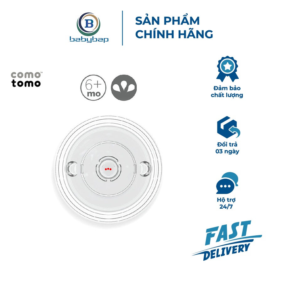 Núm ti Comotomo Thay Thế Mềm Mại Tạo Cảm Giác Bú Tự Nhiên (Hộp 2 Cái)