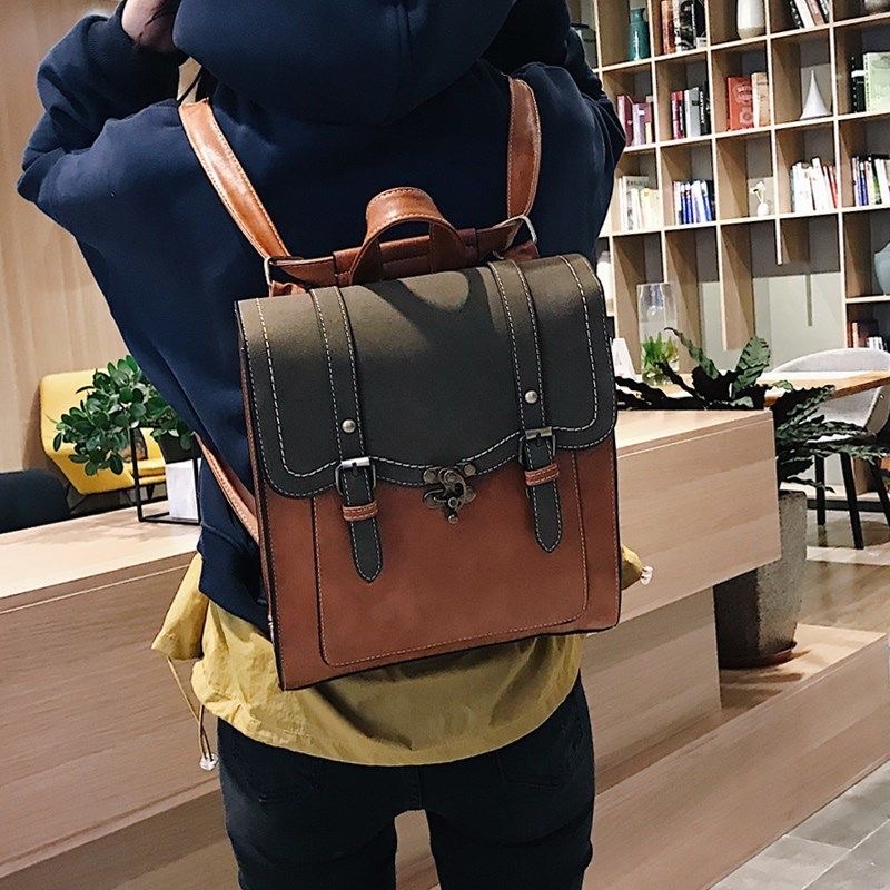 BLN499H508 BALO ĐEO CHÉO THỜI TRANG NỮ BALO HỘP VUÔNG VINTAGE DA PU ULZZANG