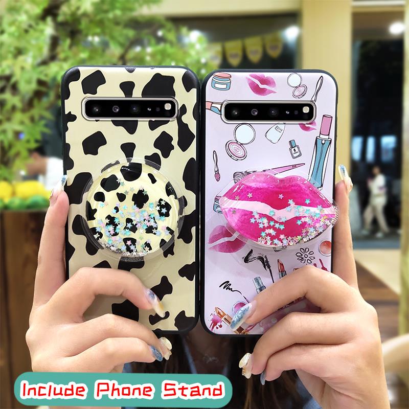 Ốp Lưng Tpu Mềm Có Giá Đỡ Thời Trang Cho Samsung Galaxy S10 5g / Sm-G977N