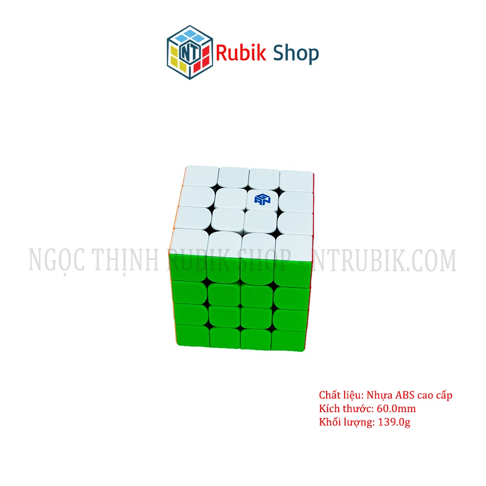 [Mã LIFEXANH03 giảm 10% đơn 500K] [Siêu phẩm] Rubik 4x4x4 GAN 460M Stickerless không viền (Hãng Mod Nam Châm)