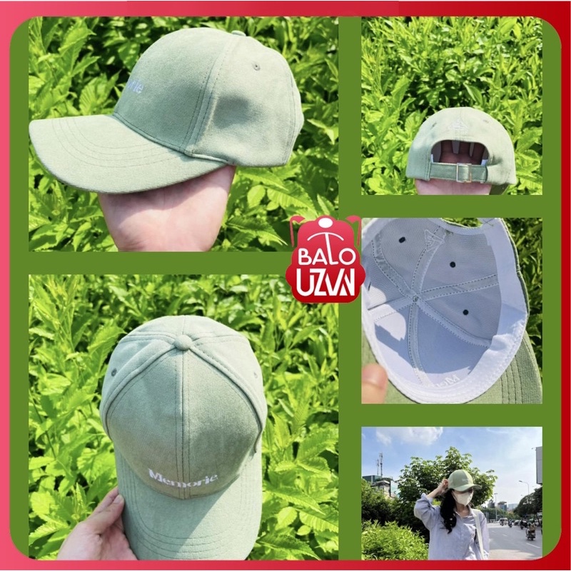 Mũ lưỡi trai nam nữ Ulzzang đẹp, nón kết thêu chữ phong cách basic trẻ trung form unisex vải kaki - nhung mịn