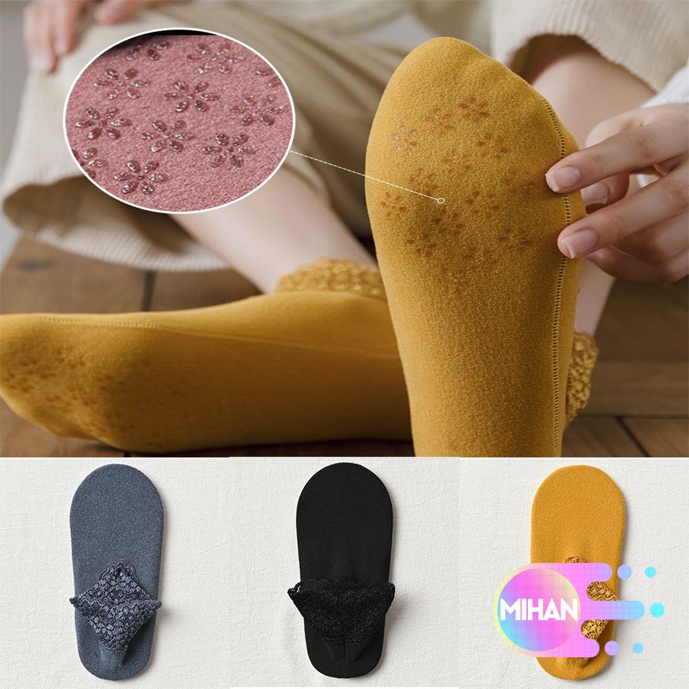 Vớ nhung phối ren dày dặn giữ ấm chống trượt MIHAN1