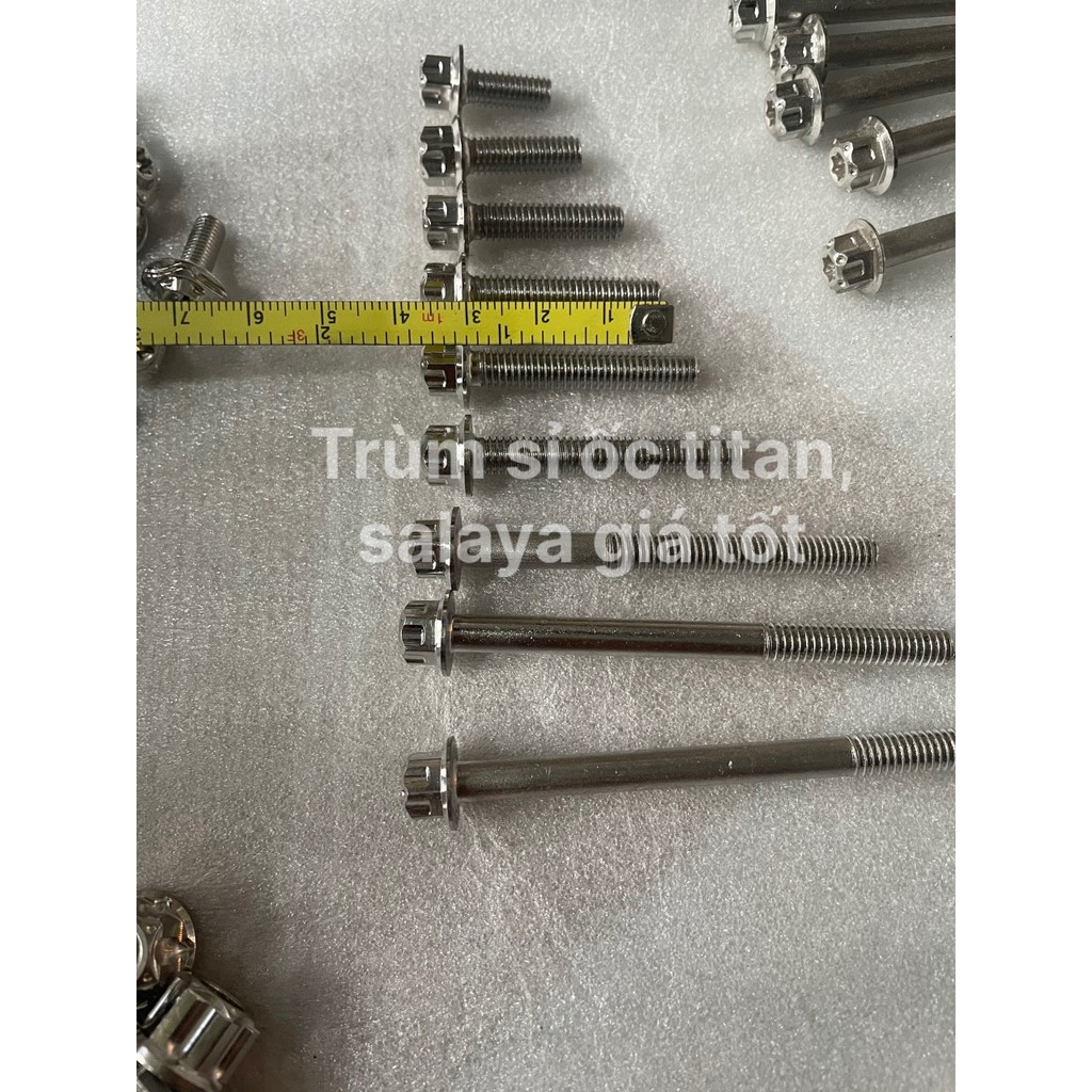 Ốc Inox Salaya 6li Đầu Trụ Full Các Size