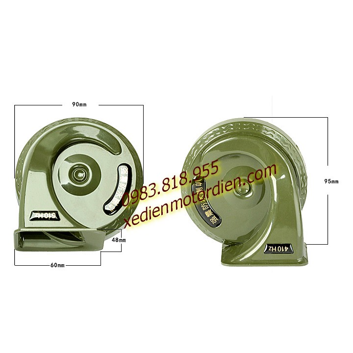 Còi ngân ô tô cao cấp 8 tiếng 12v Âm thanh lớn 510Hz và 410Hz